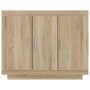 Aparador de madera contrachapada color roble Sonoma 92x35x75 cm de vidaXL, Aparadores - Ref: Foro24-811838, Precio: 87,07 €, ...