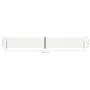 Toldo lateral retráctil crema 180x1200 cm de vidaXL, Sombrillas - Ref: Foro24-318073, Precio: 90,76 €, Descuento: %