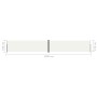 Toldo lateral retráctil crema 180x1200 cm de vidaXL, Sombrillas - Ref: Foro24-318073, Precio: 124,68 €, Descuento: %