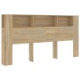 Mueble cabecero color roble Sonoma 200x18,5x104,5 cm de vidaXL, Cabeceros y pies de cama - Ref: Foro24-811955, Precio: 90,47 ...