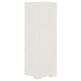 Armario de plástico diseño madera blanco angora 40x43x125 cm de vidaXL, Taquillas y armarios de almacenamiento - Ref: Foro24-...