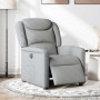Sillón reclinable eléctrico tela gris claro en Sillones | Comprar online en Foru.es