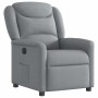 Sillón reclinable eléctrico tela gris claro en Sillones | Comprar online en Foru.es