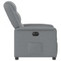 Sillón reclinable eléctrico tela gris claro en Sillones | Comprar online en Foru.es