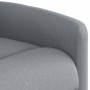 Sillón reclinable eléctrico tela gris claro en Sillones | Comprar online en Foru.es