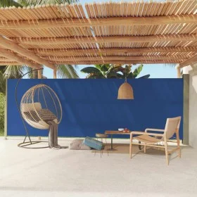 Toldo lateral retráctil de jardín azul 180x600 cm de vidaXL, Sombrillas - Ref: Foro24-317966, Precio: 111,66 €, Descuento: %