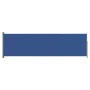 Toldo lateral retráctil de jardín azul 180x600 cm de vidaXL, Sombrillas - Ref: Foro24-317966, Precio: 114,93 €, Descuento: %