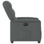 Sillón reclinable eléctrico de tela gris oscuro en Sillones | Comprar online en Foru.es