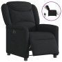 Sillón reclinable eléctrico de tela negro en Sillones | Comprar online en Foru.es