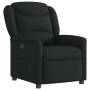 Sillón reclinable eléctrico de tela negro en Sillones | Comprar online en Foru.es