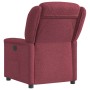 Sillón reclinable eléctrico tela rojo tinto en Sillones | Comprar online en Foru.es