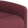 Sillón reclinable eléctrico tela rojo tinto en Sillones | Comprar online en Foru.es
