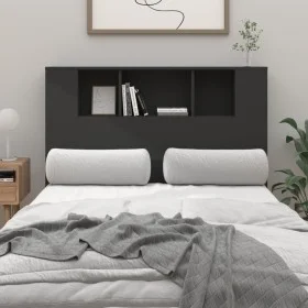 Mueble cabecero negro 120x18,5x102,5 cm de vidaXL, Cabeceros y pies de cama - Ref: Foro24-811917, Precio: 57,45 €, Descuento: %