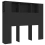 Mueble cabecero negro 120x18,5x102,5 cm de vidaXL, Cabeceros y pies de cama - Ref: Foro24-811917, Precio: 57,45 €, Descuento: %