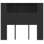 Mueble cabecero negro 120x18,5x102,5 cm de vidaXL, Cabeceros y pies de cama - Ref: Foro24-811917, Precio: 57,45 €, Descuento: %