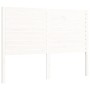 Estructura de cama con cabecero madera maciza blanco 120x200 cm de vidaXL, Camas y somieres - Ref: Foro24-3195022, Precio: 15...