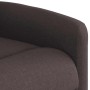 Sillón reclinable eléctrico tela marrón oscuro en Sillones | Comprar online en Foru.es
