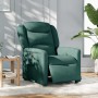 Sillón reclinable eléctrico tela verde oscuro en Sillones | Comprar online en Foru.es