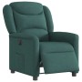 Sillón reclinable eléctrico tela verde oscuro en Sillones | Comprar online en Foru.es