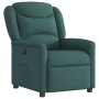 Sillón reclinable eléctrico tela verde oscuro en Sillones | Comprar online en Foru.es