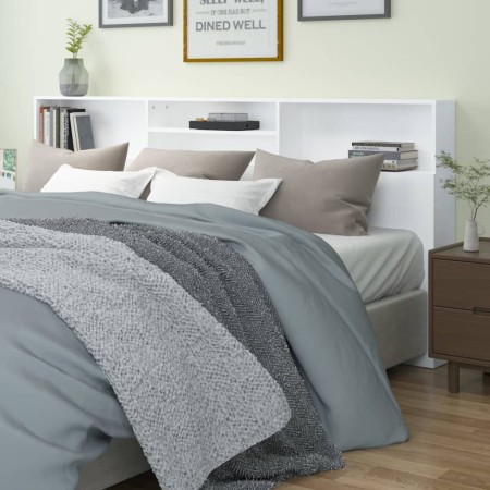 Mueble cabecero blanco 220x19x103,5 cm de vidaXL, Cabeceros y pies de cama - Ref: Foro24-811898, Precio: 79,05 €, Descuento: %