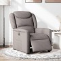 Sillón reclinable eléctrico tela gris taupé en Sillones | Comprar online en Foru.es