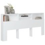 Mueble cabecero blanco 220x19x103,5 cm de vidaXL, Cabeceros y pies de cama - Ref: Foro24-811898, Precio: 79,05 €, Descuento: %