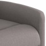 Sillón reclinable eléctrico tela gris taupé en Sillones | Comprar online en Foru.es