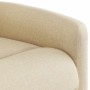 Sillón reclinable eléctrico de tela crema en Sillones | Comprar online en Foru.es