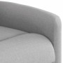 Sillón reclinable eléctrico de tela gris nube en Sillones | Comprar online en Foru.es