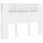 Mueble cabecero blanco 140x18,5x104,5 cm de vidaXL, Cabeceros y pies de cama - Ref: Foro24-811925, Precio: 63,13 €, Descuento: %