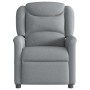 Sillón reclinable de masaje eléctrico tela gris claro en Sillones | Comprar online en Foru.es