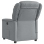 Sillón reclinable de masaje eléctrico tela gris claro en Sillones | Comprar online en Foru.es
