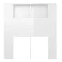 Glossy white headboard furniture 100x18.5x104.5 cm by vidaXL, Headboards and footboards - Ref: Foro24-811913, Price: 58,23 €,...