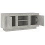 Mueble de TV madera contrachapada gris hormigón 102x35x45 cm de vidaXL, Muebles TV - Ref: Foro24-811794, Precio: 60,94 €, Des...