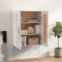 Armario de pared colgante blanco brillante 69,5x32,5x90 cm de vidaXL, Aparadores - Ref: Foro24-812309, Precio: 82,15 €, Descu...