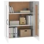 Armario de pared colgante blanco brillante 69,5x32,5x90 cm de vidaXL, Aparadores - Ref: Foro24-812309, Precio: 82,15 €, Descu...