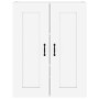 Armario de pared colgante blanco brillante 69,5x32,5x90 cm de vidaXL, Aparadores - Ref: Foro24-812309, Precio: 83,31 €, Descu...