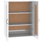 Armario de pared colgante blanco brillante 69,5x32,5x90 cm de vidaXL, Aparadores - Ref: Foro24-812309, Precio: 83,31 €, Descu...