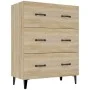 Aparador de madera de ingeniería roble Sonoma 69,5x34x90 cm de vidaXL, Aparadores - Ref: Foro24-812162, Precio: 76,25 €, Desc...