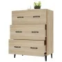 Aparador de madera de ingeniería roble Sonoma 69,5x34x90 cm de vidaXL, Aparadores - Ref: Foro24-812162, Precio: 76,25 €, Desc...