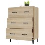 Aparador de madera de ingeniería roble Sonoma 69,5x34x90 cm de vidaXL, Aparadores - Ref: Foro24-812162, Precio: 83,41 €, Desc...