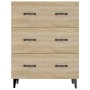 Aparador de madera de ingeniería roble Sonoma 69,5x34x90 cm de vidaXL, Aparadores - Ref: Foro24-812162, Precio: 83,41 €, Desc...