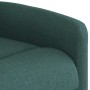Sillón reclinable de masaje eléctrico tela verde oscuro en Sillones | Comprar online en Foru.es