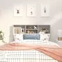 Concrete gray headboard furniture 120x19x103.5 cm by vidaXL, Headboards and footboards - Ref: Foro24-811857, Price: 54,93 €, ...