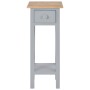 Mesa auxiliar de madera gris 27x27x65,5 cm en Mesas auxiliares | Comprar online en Foru.es