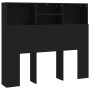Mueble cabecero negro 120x19x103,5 cm de vidaXL, Cabeceros y pies de cama - Ref: Foro24-811854, Precio: 59,00 €, Descuento: %