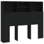 Mueble cabecero negro 120x19x103,5 cm de vidaXL, Cabeceros y pies de cama - Ref: Foro24-811854, Precio: 57,34 €, Descuento: %