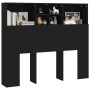 Mueble cabecero negro 120x19x103,5 cm de vidaXL, Cabeceros y pies de cama - Ref: Foro24-811854, Precio: 59,00 €, Descuento: %