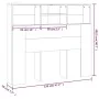 Mueble cabecero negro 120x19x103,5 cm de vidaXL, Cabeceros y pies de cama - Ref: Foro24-811854, Precio: 57,34 €, Descuento: %